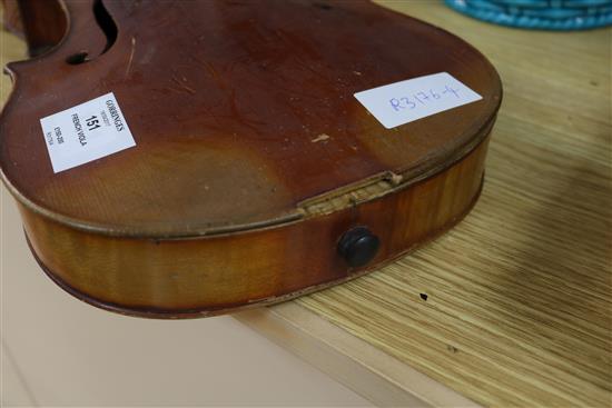 A French viola, for restoration